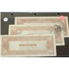 Image 2 : The Japanese Gov't Five Pesos Foreign Note, Lot of 3