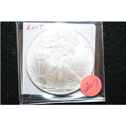 2008 Silver Eagle $1