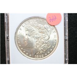 1882 Silver Morgan $1, MCPCG Graded MS61