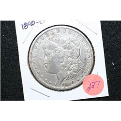 1890-O Silver Morgan $1