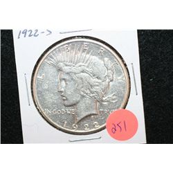 1922-S Peace $1