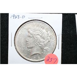 1923-D Peace $1