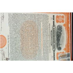 New York, Lackawanna and Western Railway Co. First Mortgage Gold Bond