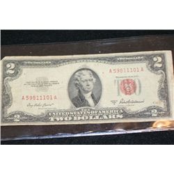 1953-A United States Note $2, Red Seal