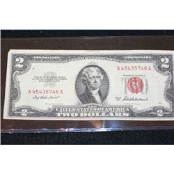 1953-A United States Note $2, Red Seal