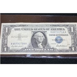 1957 US Silver Certificate $1, Blue Seal