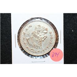 1966 Mexico Un Peso Foreign Coin