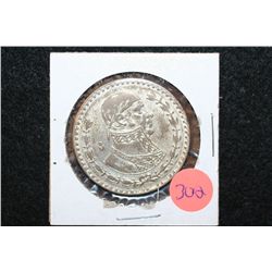 1960 Mexico Un Peso Foreign Coin