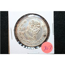 1962 Mexico Un Peso Foreign Coin