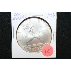 1992-D US Olympiad XXV-Baseball Player Commerative $1 Coin