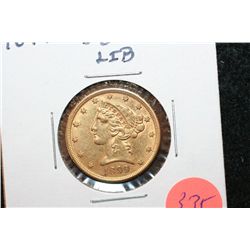 1899 Liberty $5 Gold Coin