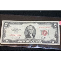 1953-A United States Note $2, Red Seal