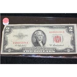 1953-A United States Note $2, Red Seal