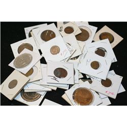 Grab Bag of US Coin, Foreign Coin, Wooden Nickel, Token, Etc., Various Dates, Conditions & Denominat