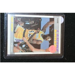1987 NBA Fleer James Worthy-Los Angeles Lakers Basketball Card