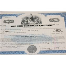 The Dow Chemical Co. Debenture Bond Dated 1977