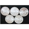 Image 2 : 2003 Silver Eagle $1, Lot of 5