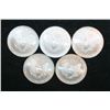 Image 2 : 2004 Silver Eagle $1, Lot of 5