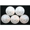 Image 2 : 2008 Silver Eagle $1, Lot of 5