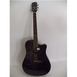 Fender Black Electric Folk Model Hot Rod Design