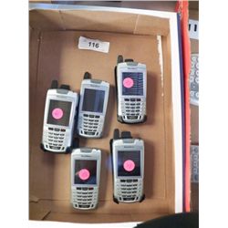 Misc. Lot of 5 Blackberry Phones