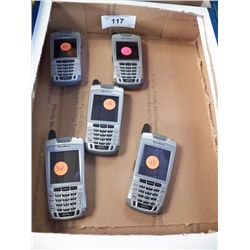 Misc. Lot of 5 Blackberry Phones