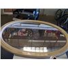 Image 1 : Large Oval Mirror approx. 49" x 33"