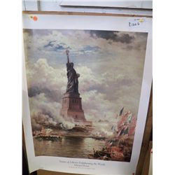 Statue of Liberty Print approx 22" x 30"