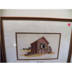 Beautiful Framed Farm House Print