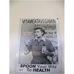 Tin "Vitameatavegamin" Spoon Your Way To Health"