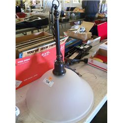 Hanging Single Chandleir Frosted Glass