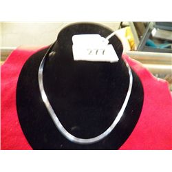 Sterlling Silver Necklace 18" Made In Italy