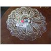 Image 1 : Pressed Glass Cake Plate