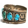 Image 3 : Old Pawn Turquoise Sterling Silver Cuff Bracelet