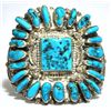 Image 1 : Old Pawn Turquoise Sterling Silver Cuff Bracelet