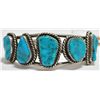 Image 1 : Old Pawn Turquoise Sterling Silver Cuff Bracelet