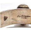 Image 4 : Old Pawn Navajo Ithaca Peak Turquoise Sterling Silver Cuff Bracelet - Jay Livingston