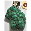 Image 3 : Old Pawn Large Turquoise Stone Sterling Silver Pendant