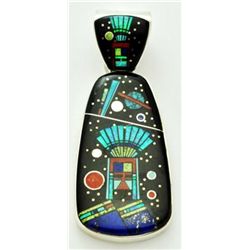 Navajo Yebache Kachina Large Pendant - Calvin Begay