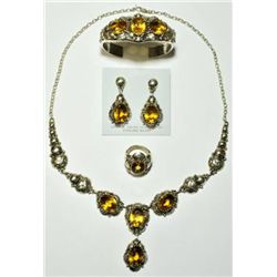 Navajo Citrine 4-Piece Set - Clem Nalwood