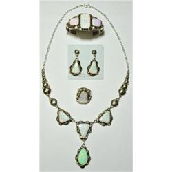 Navajo White Opal 4-Piece Set - Clem Nalwood