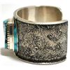 Image 3 : Old Pawn #8 Number Eight Turquoise Sterling Silver Cuff Bracelet - Francis