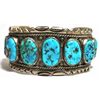 Image 1 : Old Pawn Turquoise Sterling Silver Cuff Bracelet