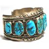 Image 2 : Old Pawn Turquoise Sterling Silver Cuff Bracelet