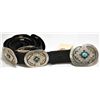 Image 1 : Old Pawn Turquoise Sterling Silver Concho Belt
