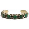 Image 1 : Old Pawn Green Turquoise Sterling Silver Cuff Bracelet
