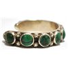Image 2 : Old Pawn Green Turquoise Sterling Silver Cuff Bracelet
