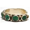 Image 3 : Old Pawn Green Turquoise Sterling Silver Cuff Bracelet