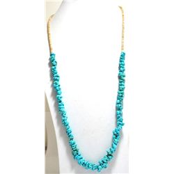 Old Pawn Turquoise & Shell Necklace