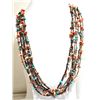 Image 1 : Old Pawn Multi-Stone & Shell 7-Strand Necklace